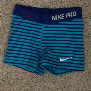 Blue Nike Spandex